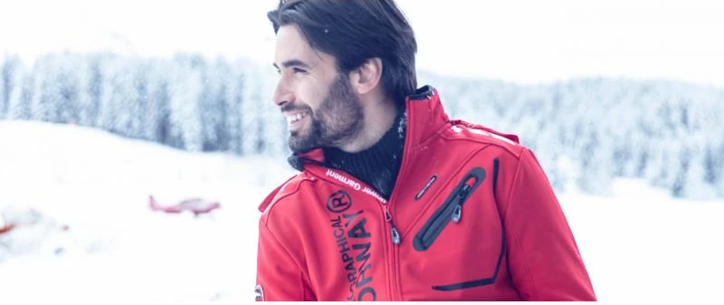 Softshell jakna Geographical Norway za moške, večbarvna