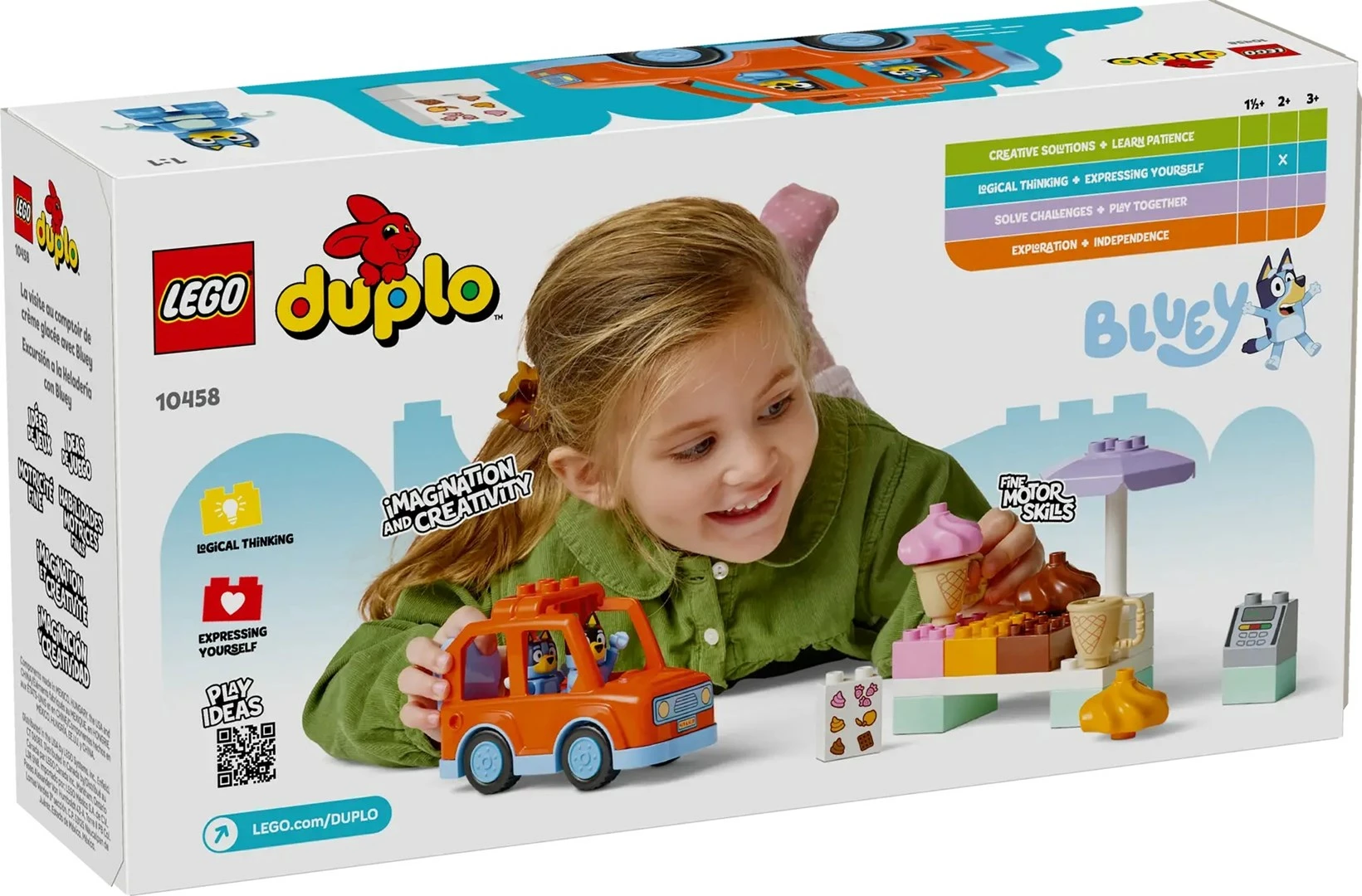 Igralni set LEGO Duplo Bluey 10458, 22 kosov, za otroke 2+ let