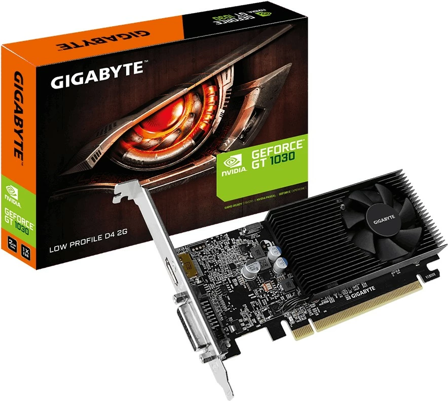 Grafična kartica Gigabyte GeForce GT 1030, 2 GB GDDR4, 64-bit
