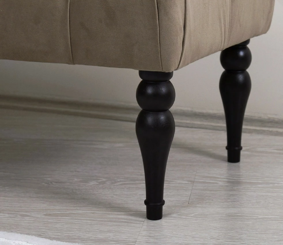 Klop iz žameta, rjava, Missus, Atelier del Sofa