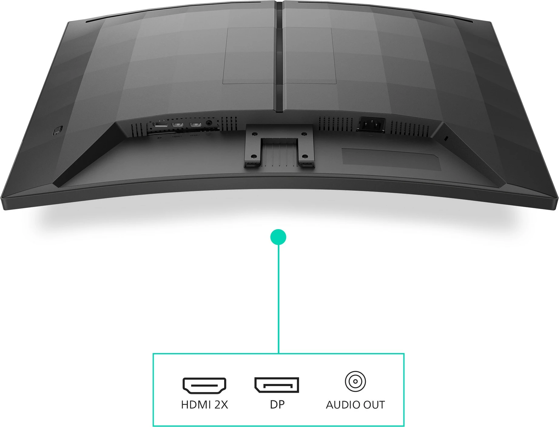 Ukrivljen 32-palčni QHD monitor, 180 Hz, siv, Philips 32M2C3500L