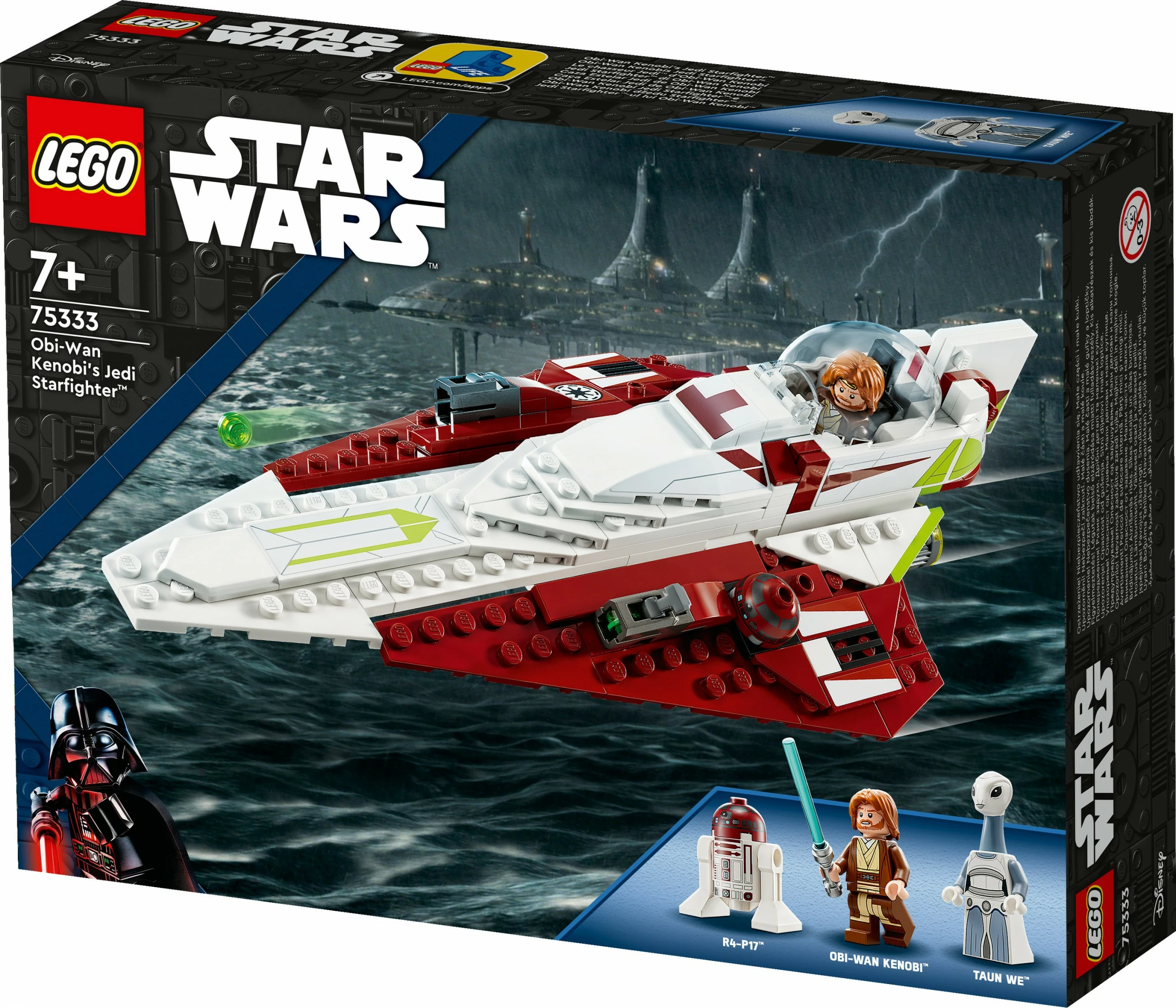 Model Jedi Starfighter, LEGO Star Wars Obi-Wan Kenobi, 282 kosov