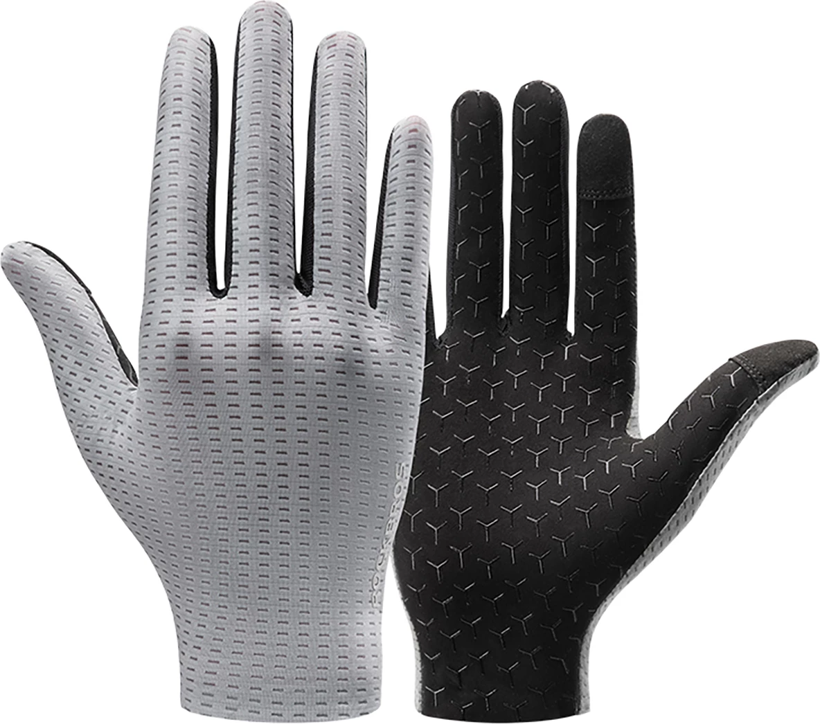 Polne kolesarske rokavice Rockbros 16110012007, M, sive