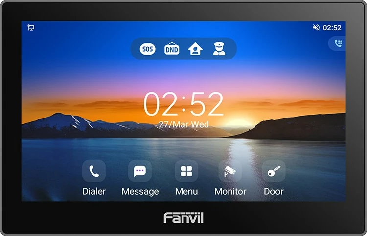 Komunikacijska naprava Fanvil i505W, Android, 7" IPS, črna