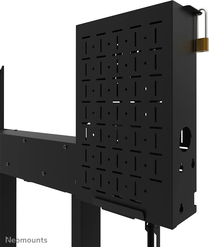 Motorni stenski nosilec za TV do 100 inčev, Newstar WL55-875BL1, črn