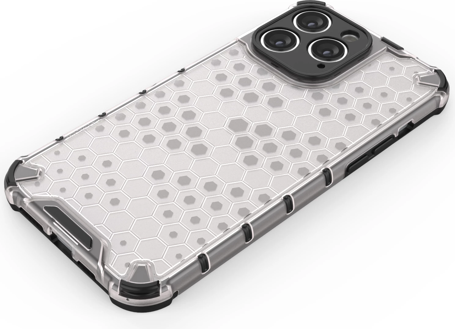 Ovitek Honeycomb Hurtel za iPhone 14 Pro, črn