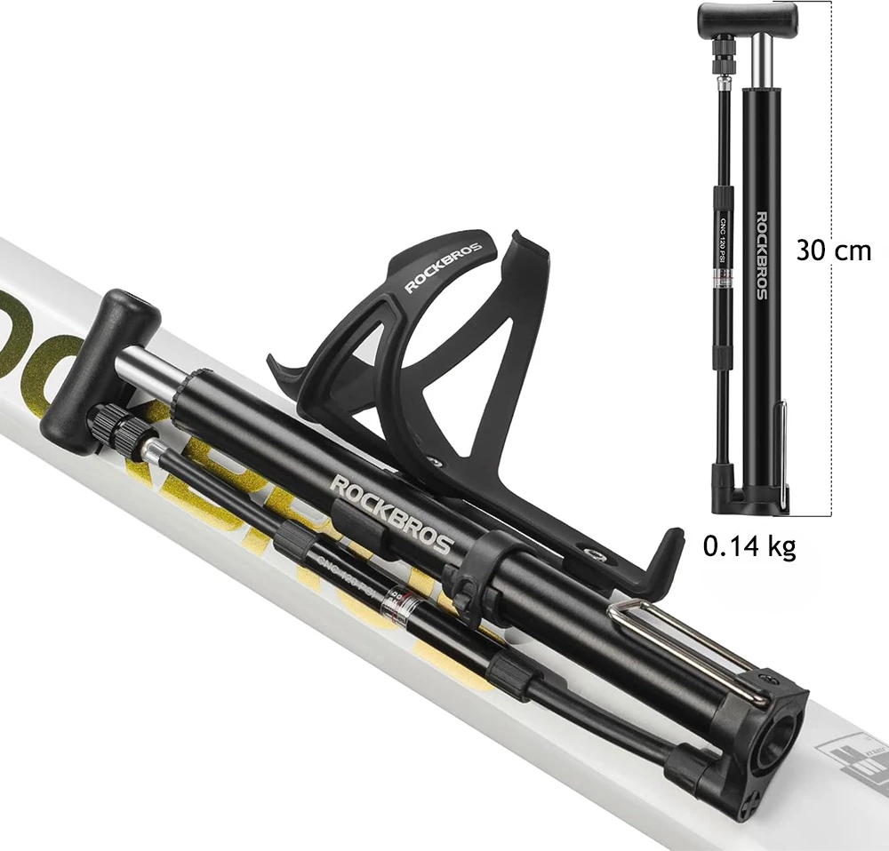 Talna tlačilka za kolo Rockbros 42322821001, črna
