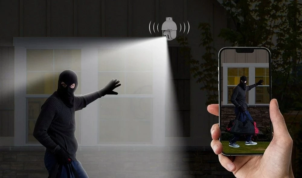 Zunanji IP fotoaparat Foscam SD8EP, 8MP, bel