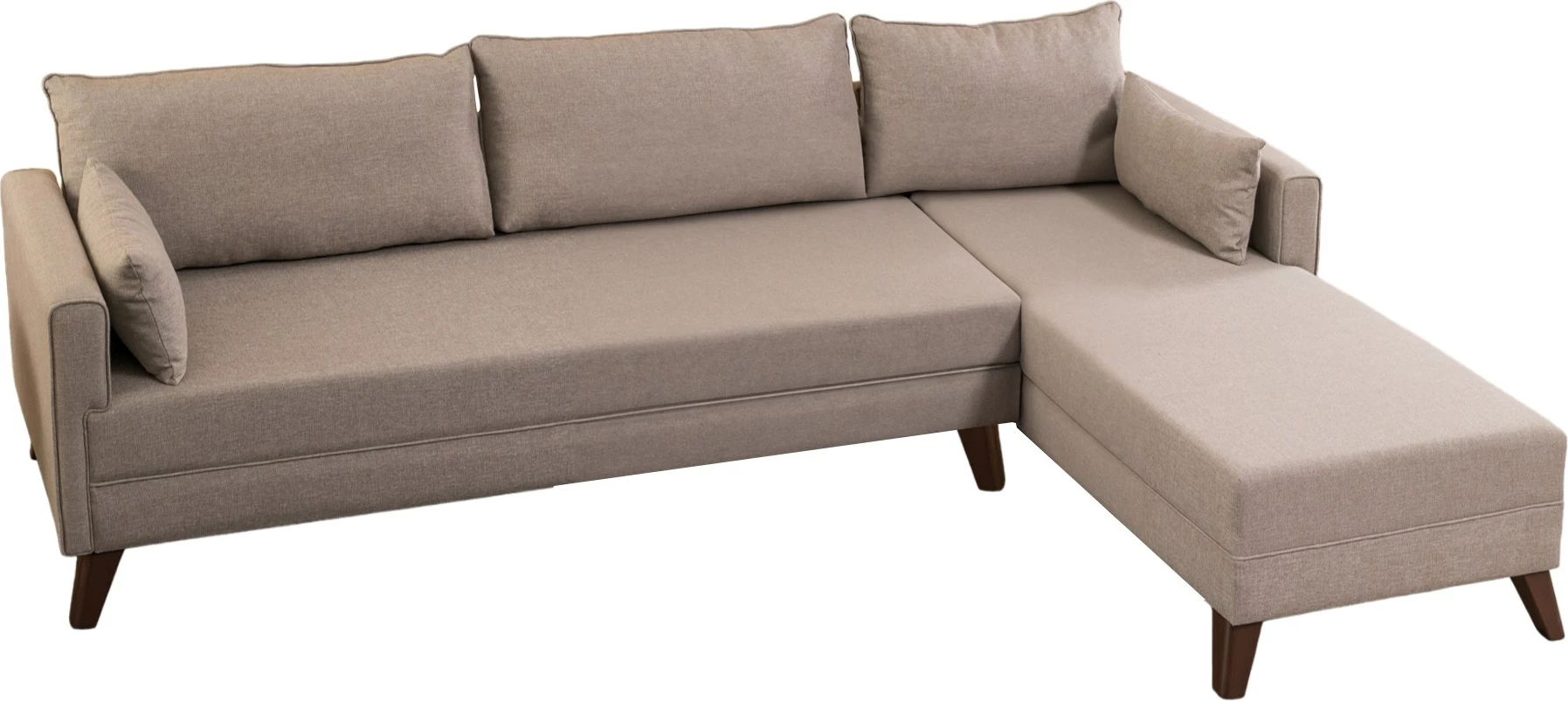 Kotni kavč Bella, desni, krem — Atelier del Sofa