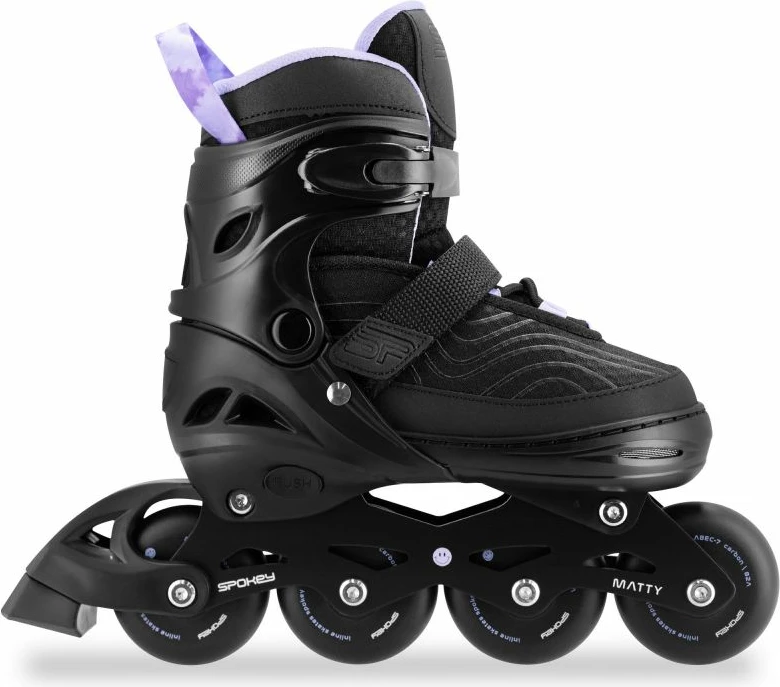 Rekreativni rolerji za ženske in otroke Spokey, črni