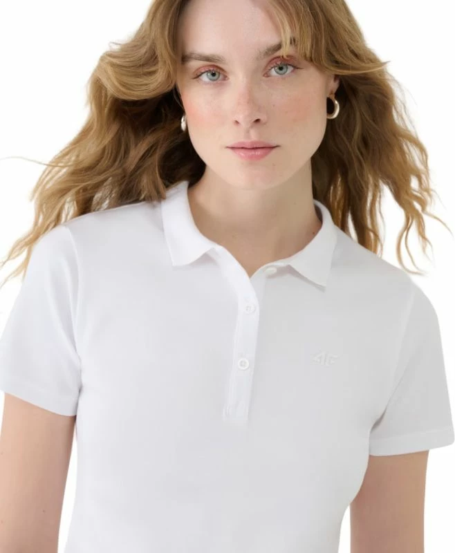 Polo majica za ženske 4F, bela