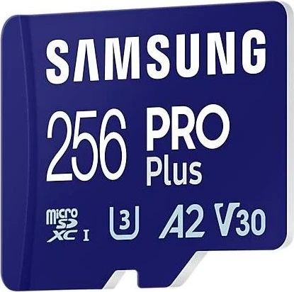 Visoko zmogljiva kartica microSDXC Samsung Pro Plus, 256 GB