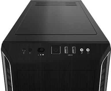Ohišje PURE BASE 600 Silver BG022, Be quiet!, Midi Tower, črno/srebrno