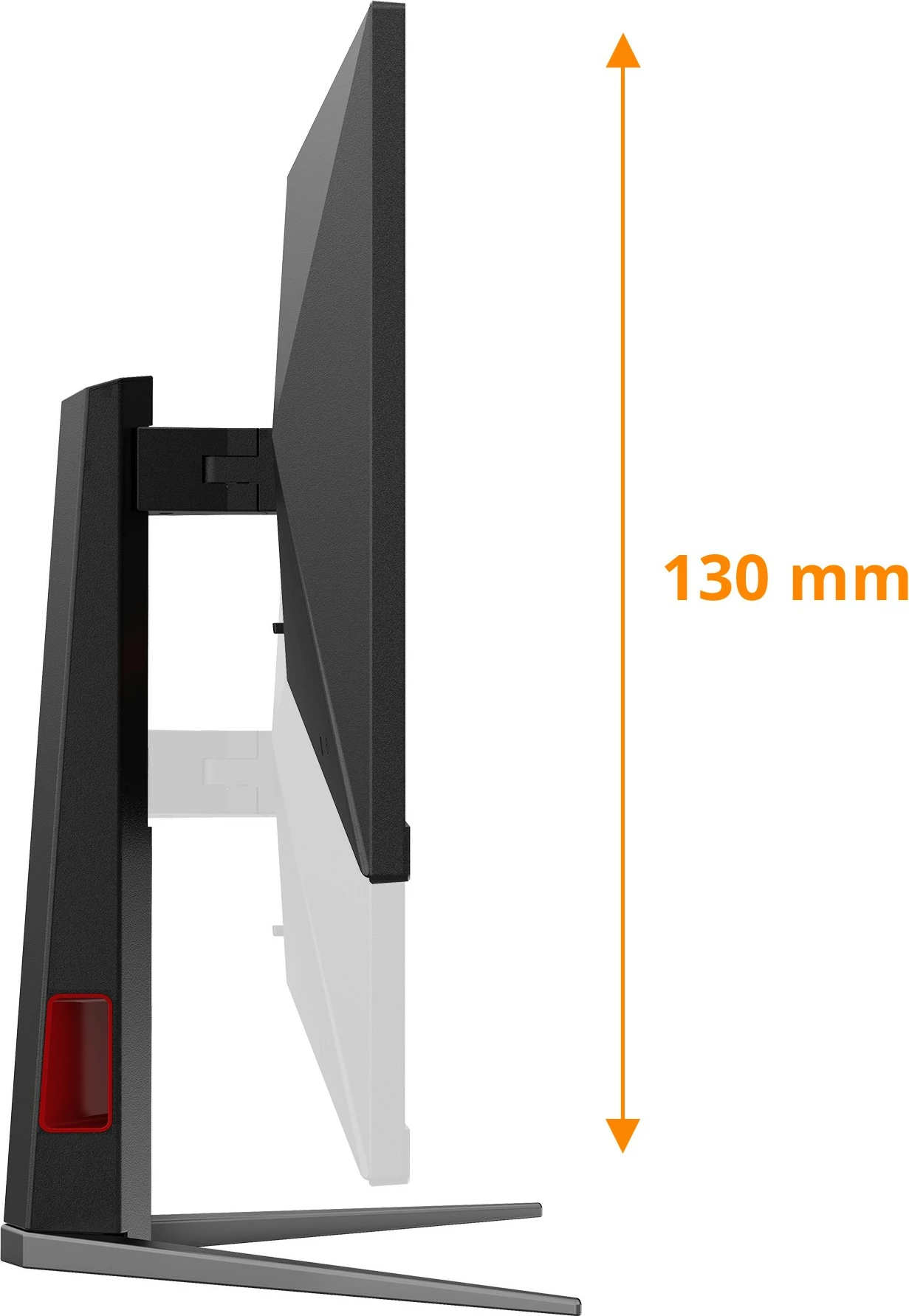 Gaming monitor 23,8" 200 Hz Fast IPS, HDR10, črno/rdeč — AOC 24G4HA