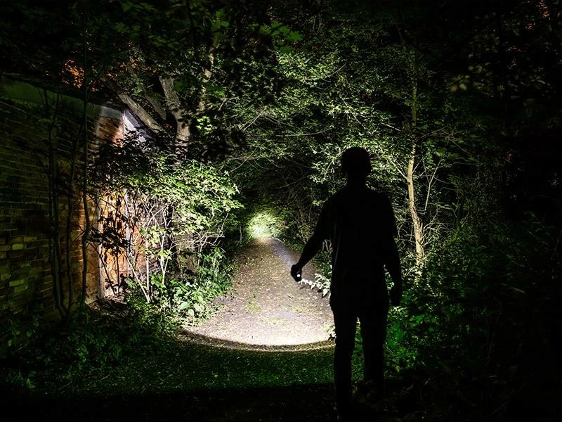 Baterijska svetilka Tracer TRAOSW46895, 1200mAh, 8 LED, črno/zelena