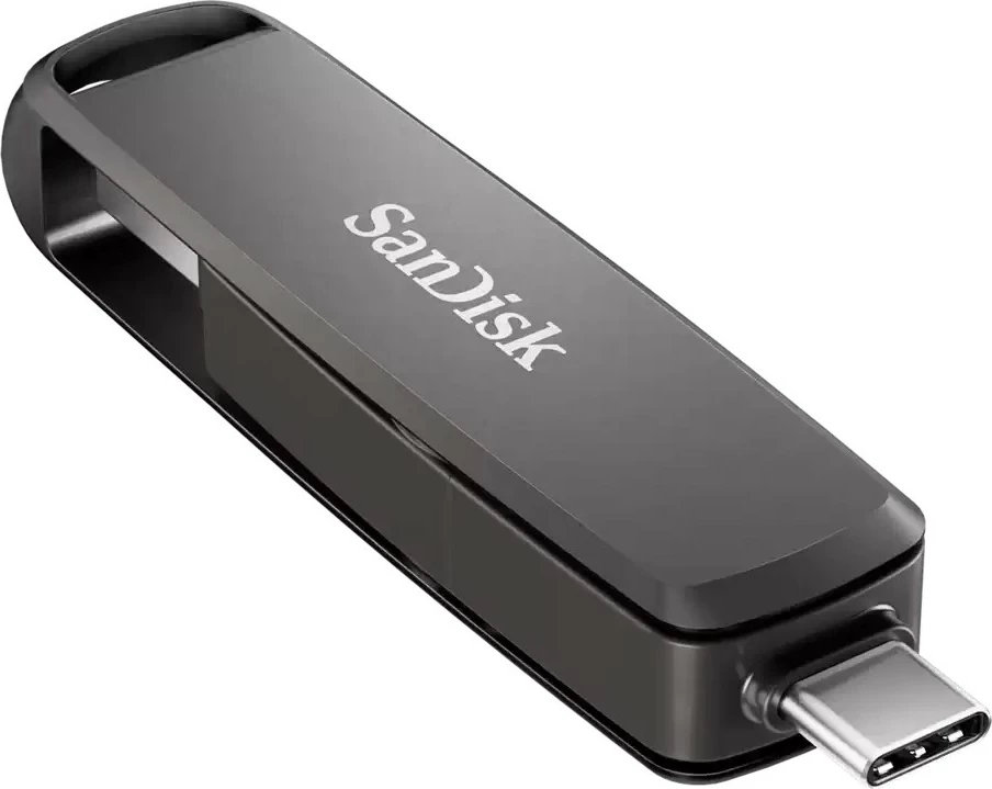 USB ključek Sandisk Extreme Pro Dual Drive 2TB, USB Type-A/Type-C, črn