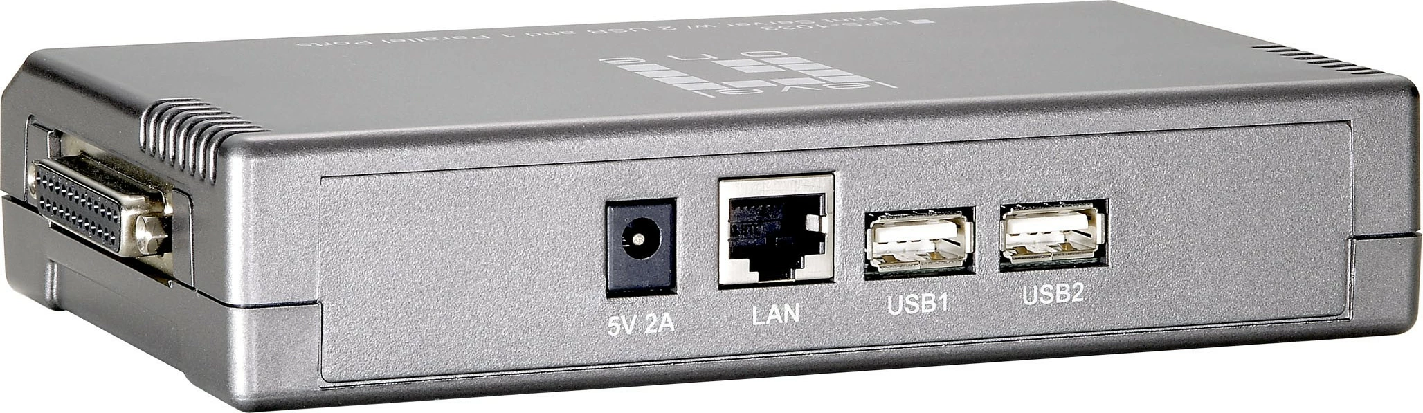 Server za tiskanje LevelOne FPS-1033, 2 x USB, 1 x paralelna, siv