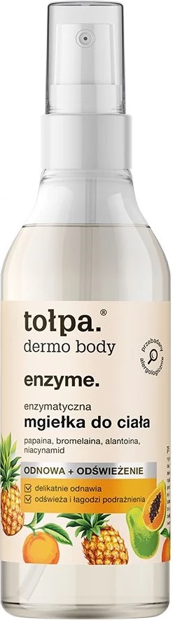 Meglica za telo z encimi Tołpa Dermo Body Enzyme, 195 ml