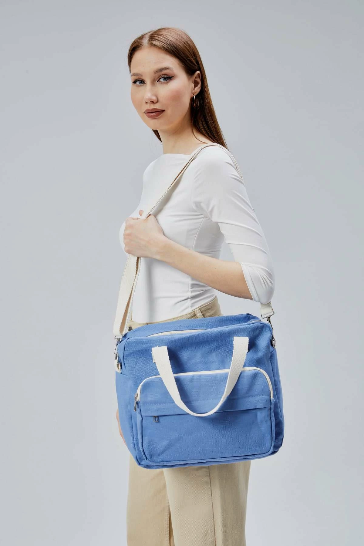 Tote torba modre barve, Zoozie Bags, 2388