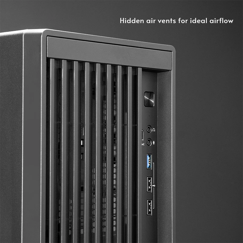 Računalniško ohišje Chieftec UNI Series BS-20B-OP, midi tower, micro ATX/Mini-ITX, črno
