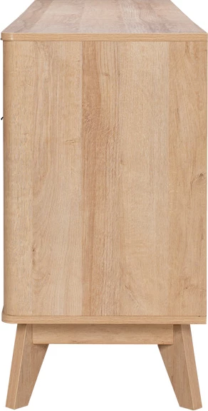 Bufet iz MDF z naravnim tonom Hamea, 150x39,5x73 cm