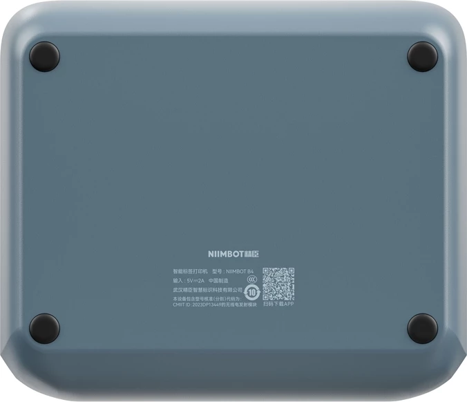 Prenosni termični tiskalnik nalepk NIIMBOT B4, 104 mm, 203 dpi, Bluetooth, USB, 2000 mAh, moder