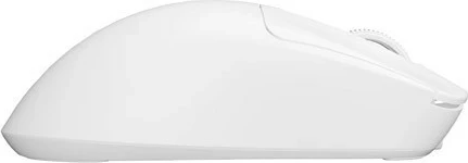 Brezžična ergonomska miška Fury Tanto T4, 12.000 dpi, 7 gumbov, bela