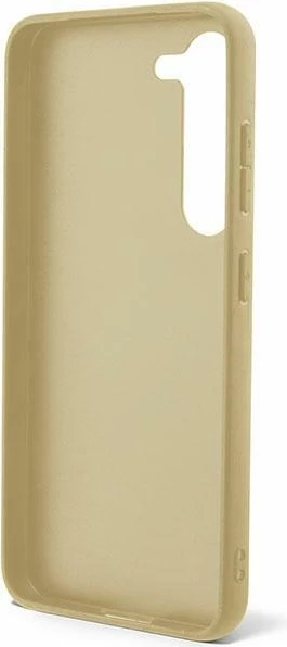 Gliterno ohišje Guess Glitter Script za Samsung Galaxy S24+, zlato