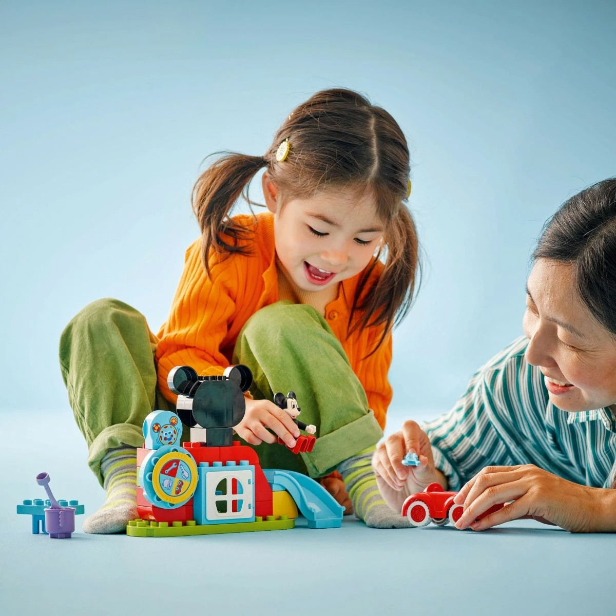 Igralni set za otroke, 27 kosov, plastika - LEGO DUPLO Mickey Mouse Clubhouse & Car 10454