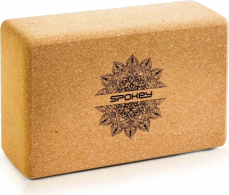 Joga blok, Spokey NIDRA, kork, za moške in ženske