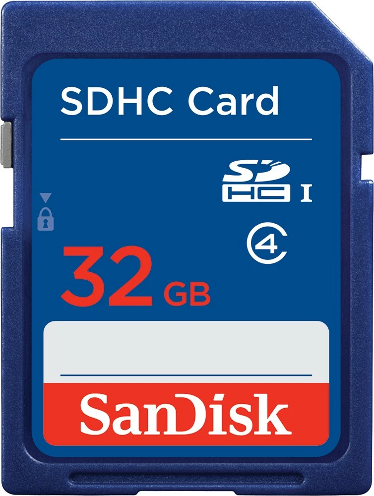 SDHC kartica 32GB, razred 4, modra Sandisk