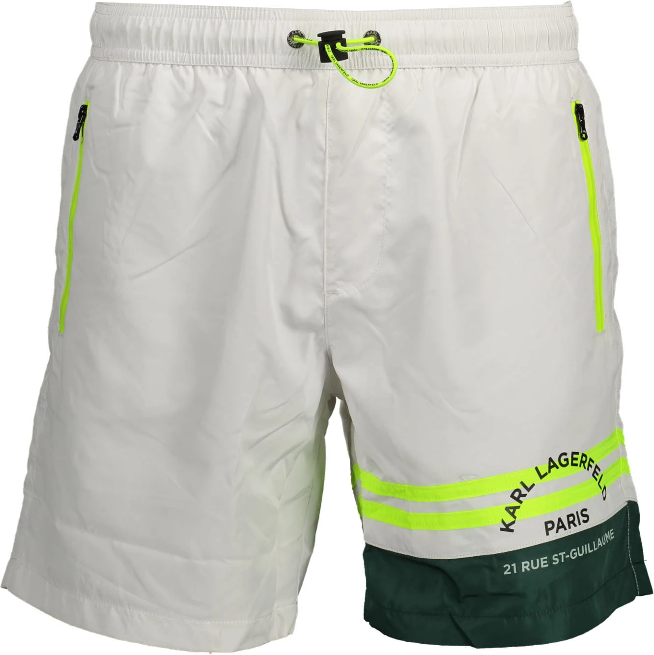 Spodnji del kopalk za moške KARL LAGERFELD BEACHWEAR, bel