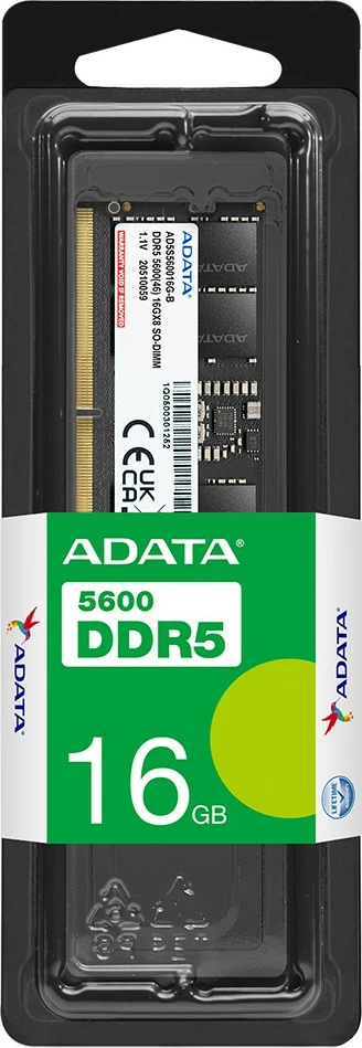RAM memorija ADATA SO-DIMM 16GB 5600 MHz Premier Tray, črna