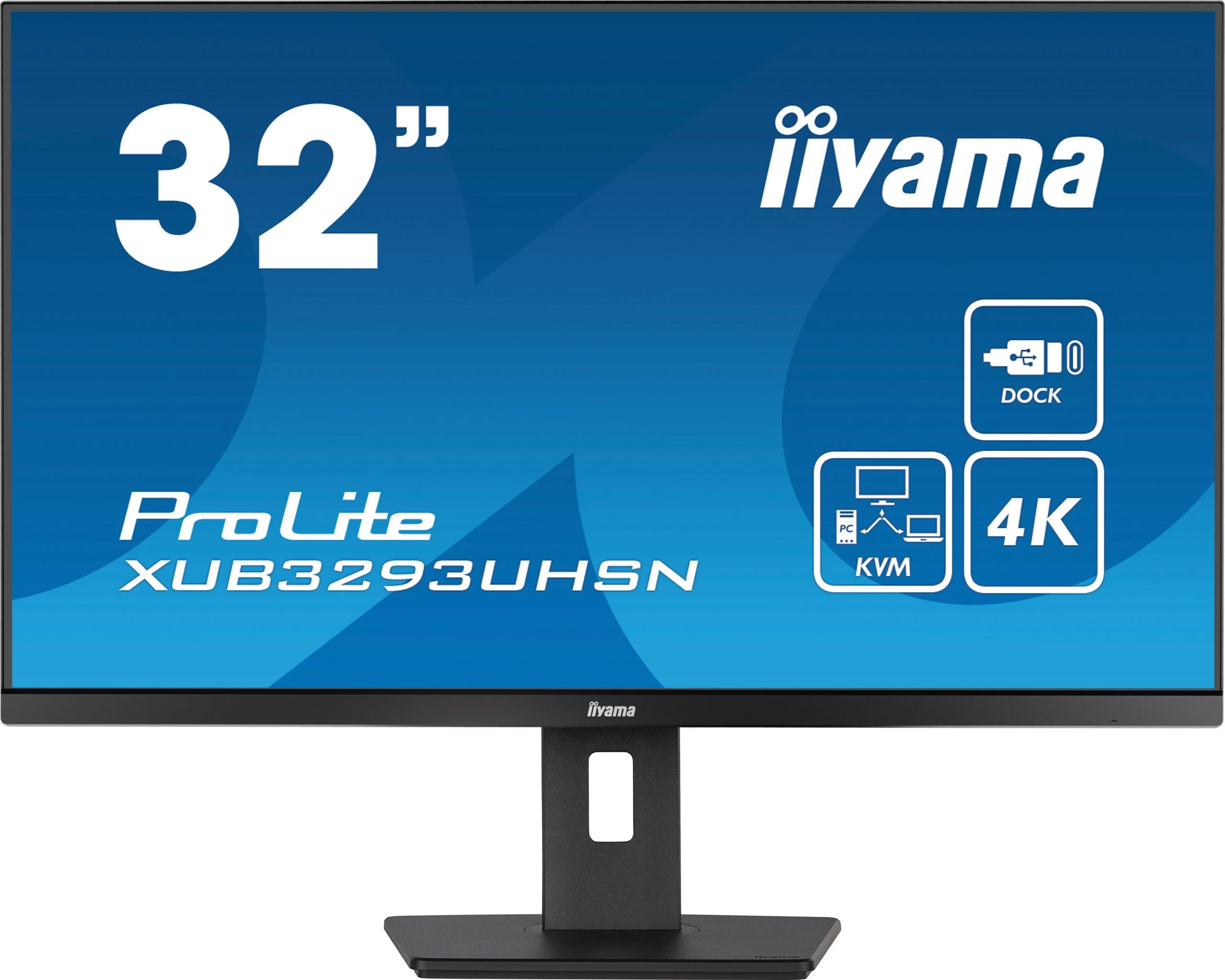 Velik 31,5" 4K Ultra HD LCD monitor iiyama ProLite XUB3293UHSN-B5, črn