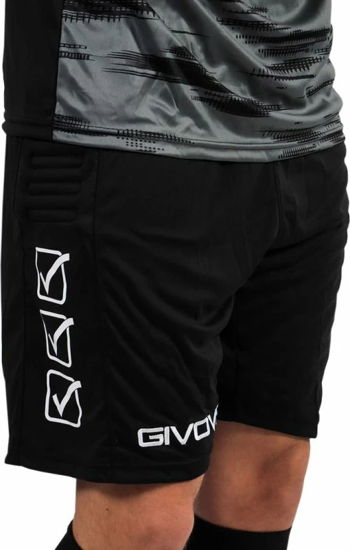 Komplet za vratarje, Givova, sivo-črn, moški in otroški