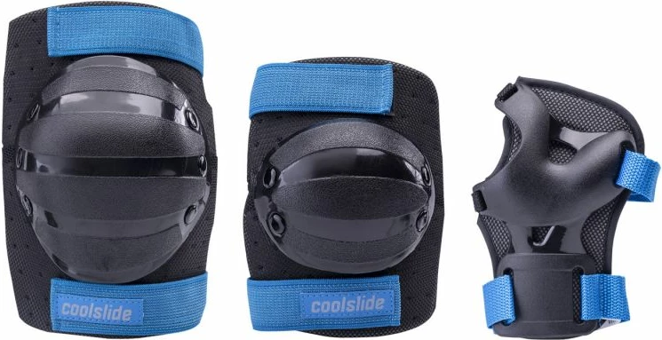 Set zaščitne opreme za rolkanje Coolslide, unisex, modra