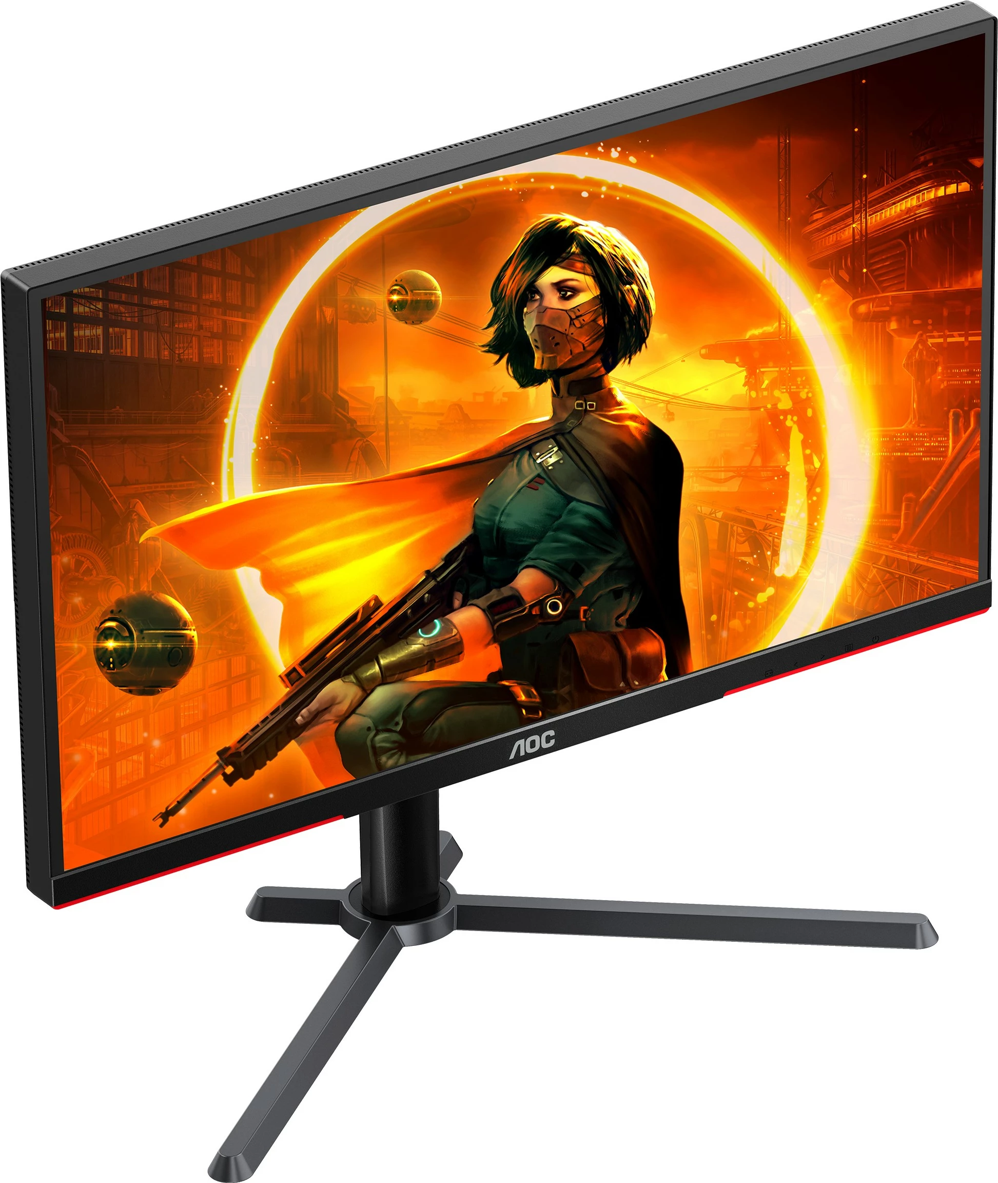 Gaming monitor AOC Q27G3XMN/BK, 27", 2560 x 1440 (2K), črn