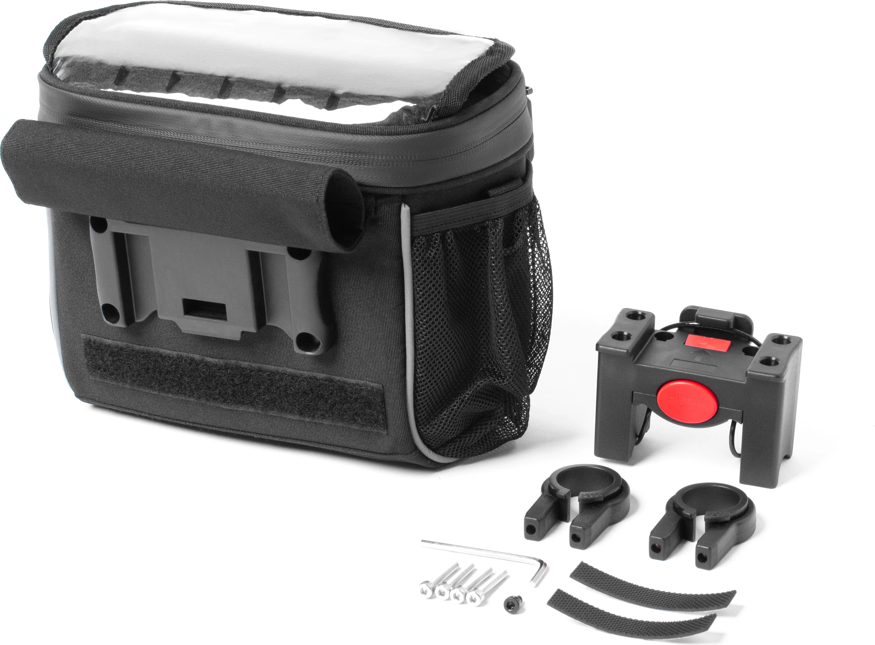 Torba za krmilo/ramenska torba za kolo Wozinsky WBHBB-01, 4 L, črna