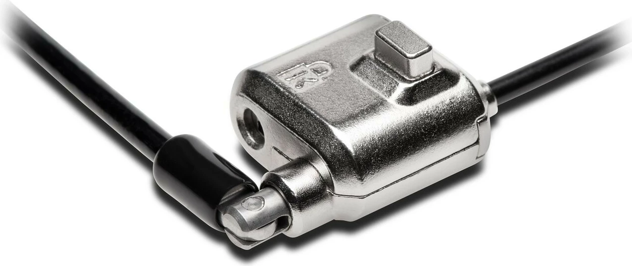 Varnostna ključavnica MiniSaver, Kensington, 1,8 m, ključ, jekleni karbon, črna