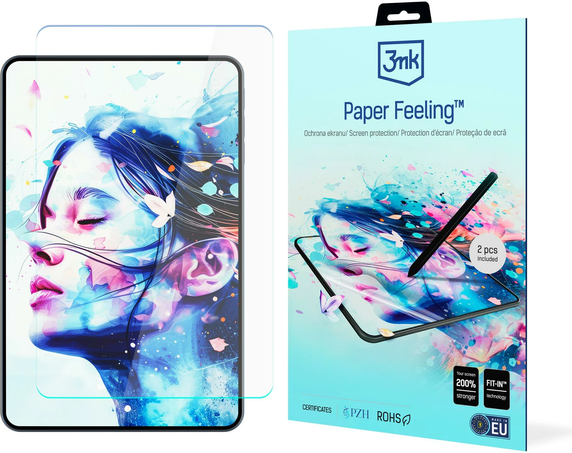 Mat folija Paper Feeling za Samsung Galaxy Tab S9 FE, 3mk Protection, 2 kosa