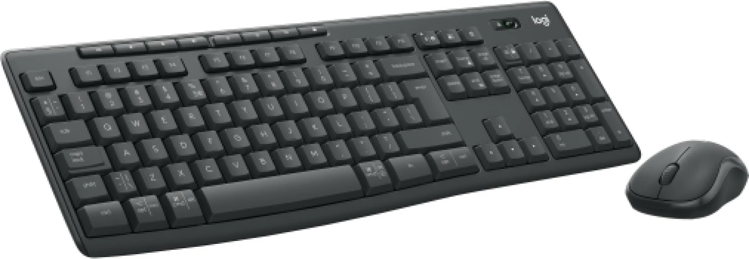 Komplet brezžične tipkovnice in miške Logitech MK370 Combo for Business, grafit