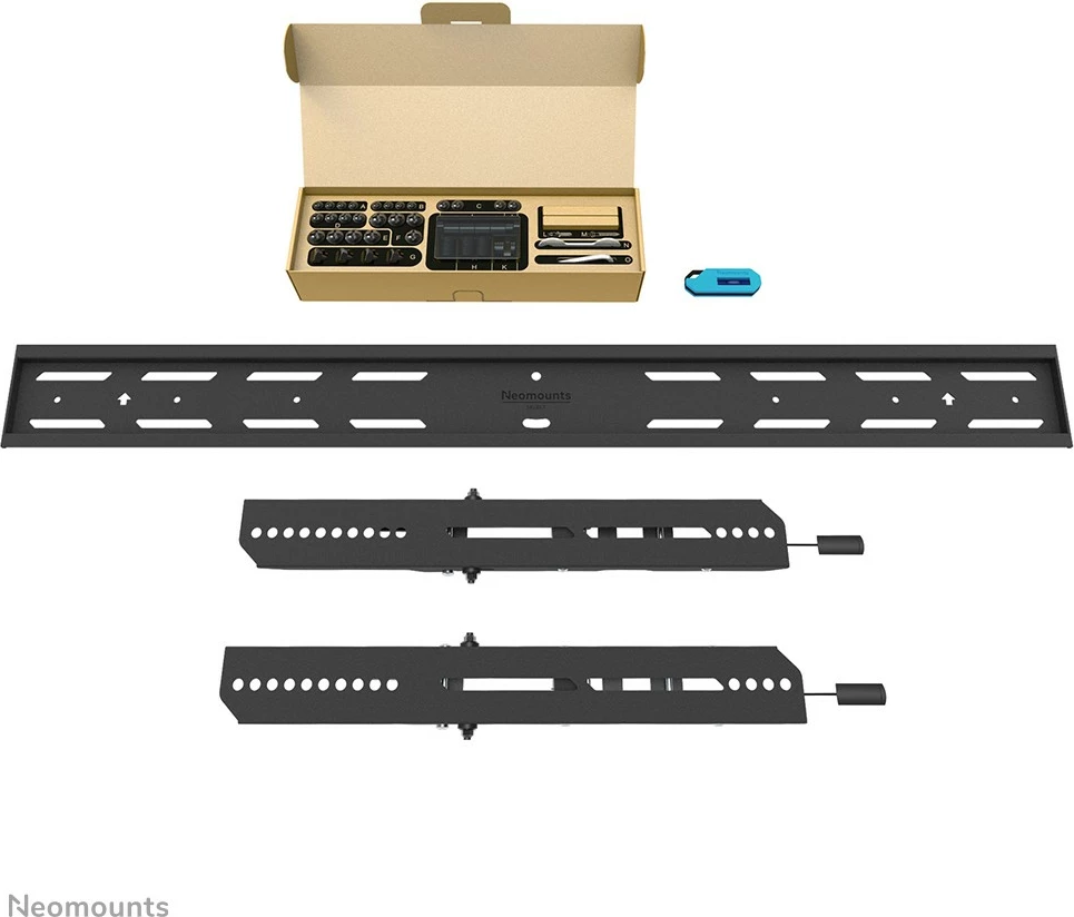 Stenski nosilec za TV 43"-98" Neomounts WL30S-850BL18, 100 kg, črn