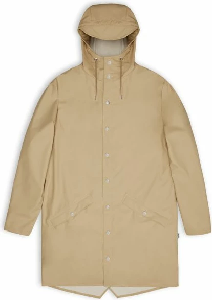 Dolga jakna za obe spolni identiteti Rains, krem