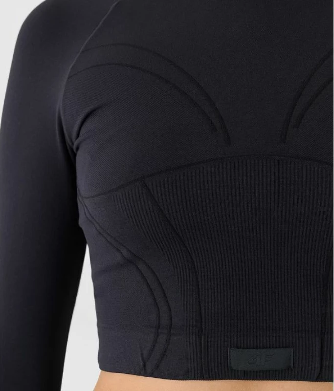 Dolga majica za ženske, 4F, črna