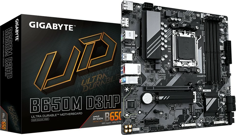 Matična plošča Gigabyte B650M D3HP, B650, AM5, mATX, DDR5