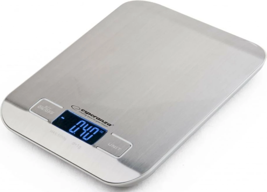 Digitalna kuhinjska tehtnica, jeklena, Esperanza EKS001, 5 kg
