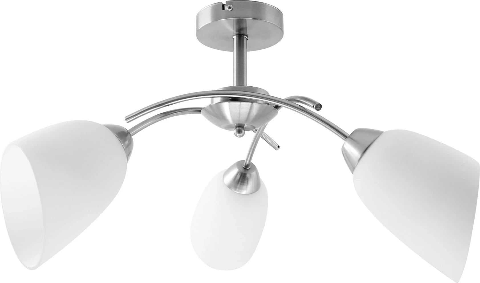 Stropna svetilka Nikita Activejet, 3xE27, IP20, siva