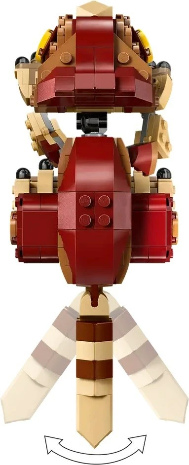 Model majhnega dinozavra Dolores Aquilops, LEGO Jurassic World 76970
