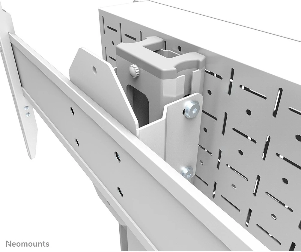 Prenosni voziček za TV, Neomounts Newstar FL50S-825WH1, za zaslone 37–75 inčev, nastavljiva višina, bela