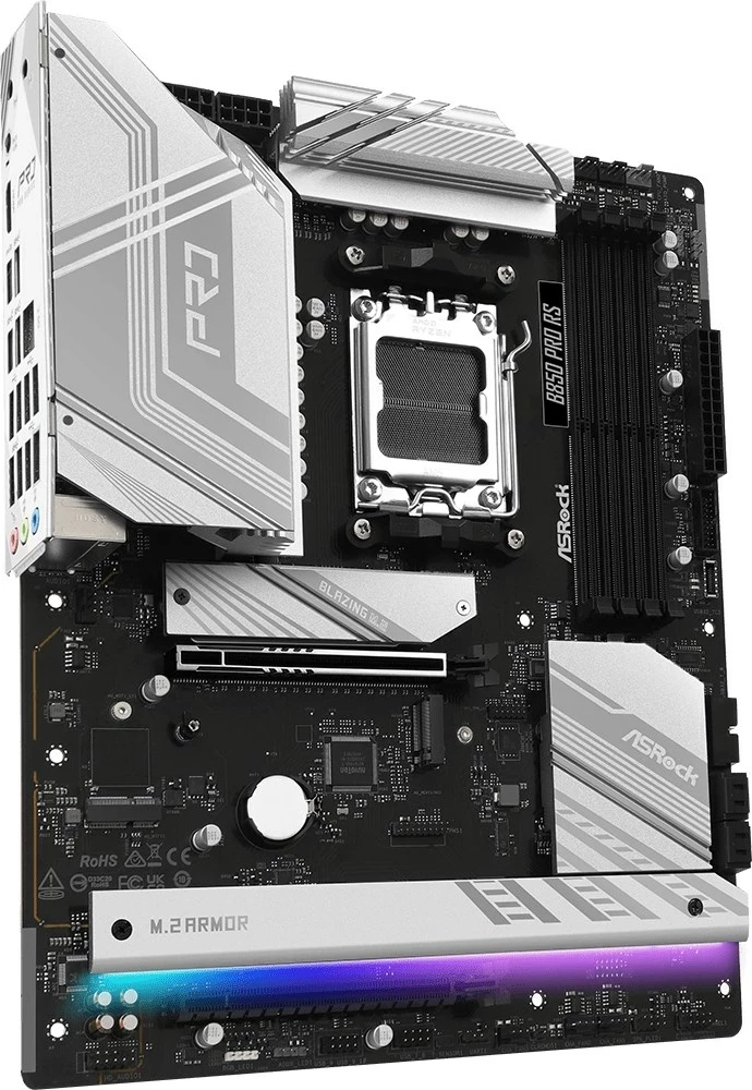 Plošča za matično ploščo Asrock B850 Pro RS, Socket AM5, ATX